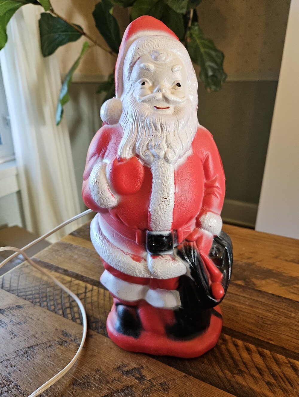 Vintage Santa Claus Blow Mold